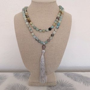 Natural Stone Bead Necklace